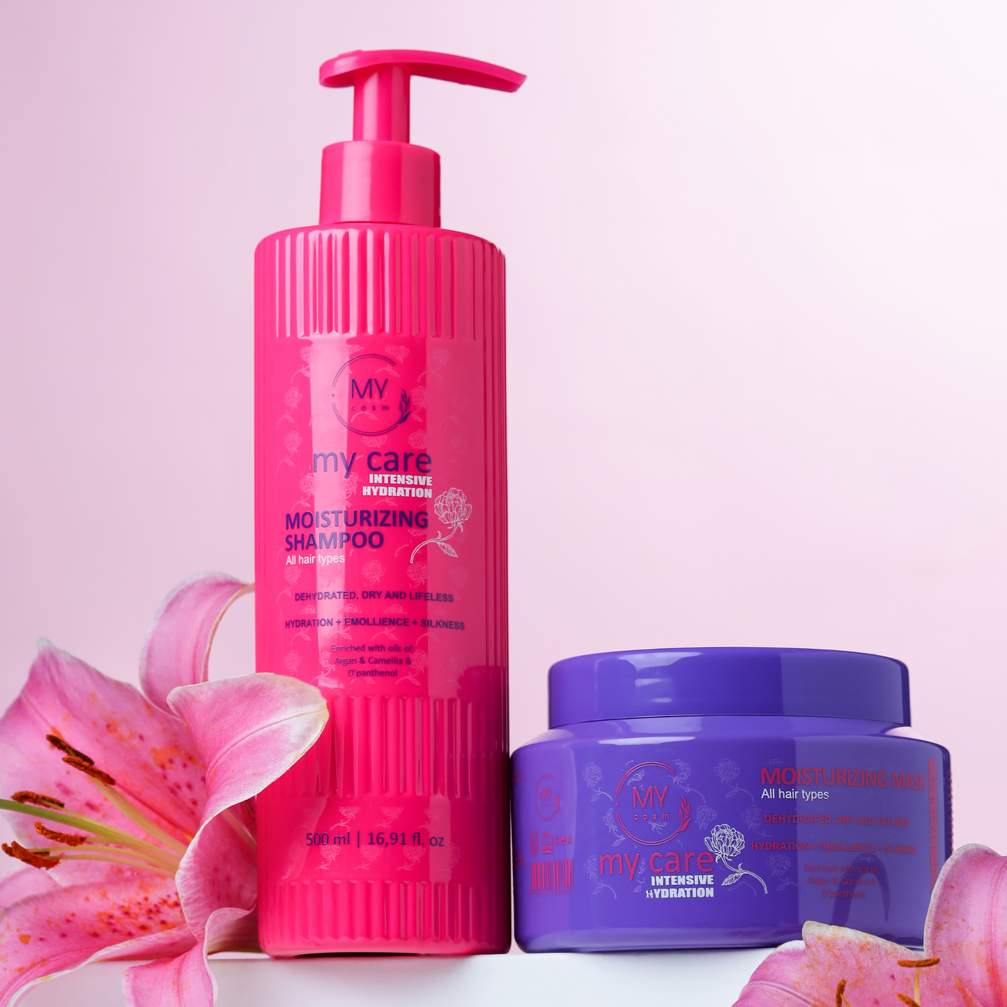 Шампунь для волосся зволожуючий Intensive Hydration Moisturising MY cosm, 500 мл