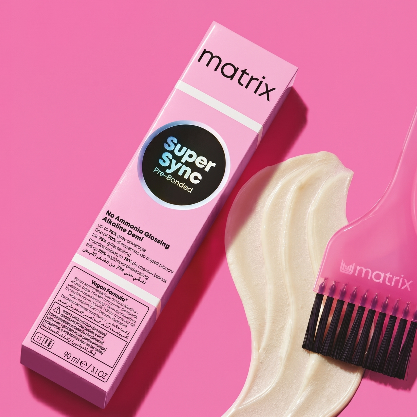 Тонер безаміачний для волосся Super Sync Pre-Bonded Matrix CLEAR 90 мл