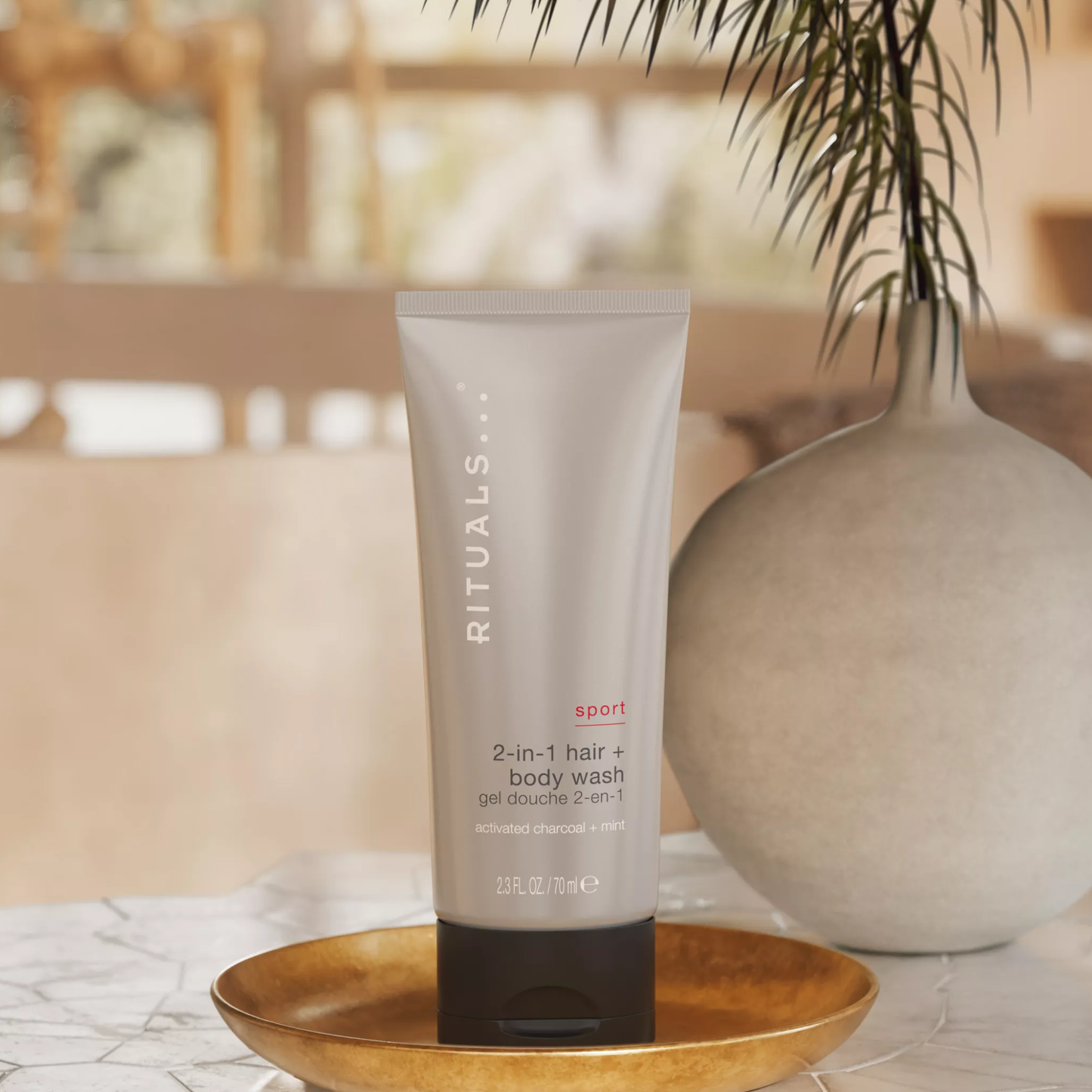 Гель-шампунь з охолоджуючим ефектом Sport 2-in-1 Hair & Body Wash Rituals 70 мл