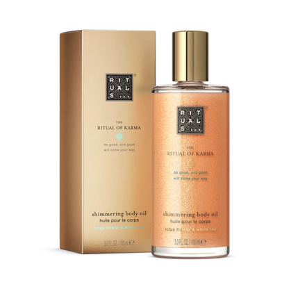 Шиммер олія для тіла з ефектом мерехтіння The Ritual of Karma Shimmering Body Oil Rituals 100 мл
