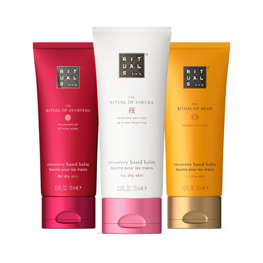Набір бальзамів для рук Hand Care Bestsellers Ayurveda + Sakura + Mehr Rituals 3x70 мл