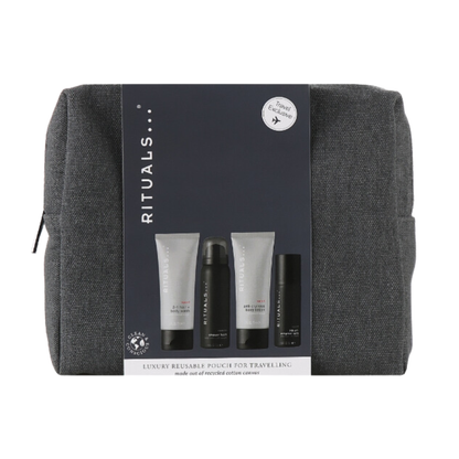 Набір дорожній для чоловіків з косметичкою Body Men's Care Travel Set Rituals