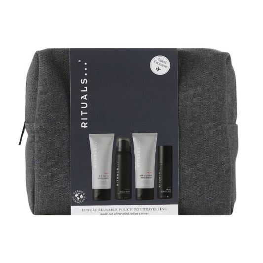 Набір дорожній для чоловіків з косметичкою Body Men's Care Travel Set Rituals