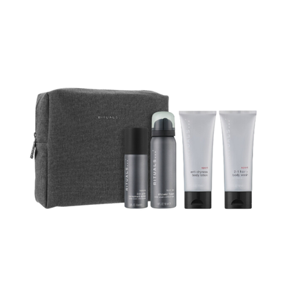Набір дорожній для чоловіків з косметичкою Body Men's Care Travel Set Rituals