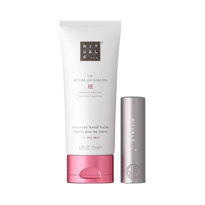 Набір подарунковий 2 в 1 The Ritual of Sakura Hands&Lip Balm Rituals