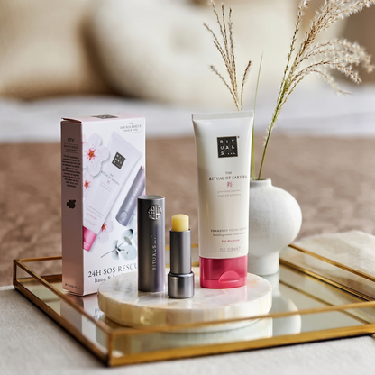 Набір подарунковий 2 в 1 The Ritual of Sakura Hands&Lip Balm Rituals