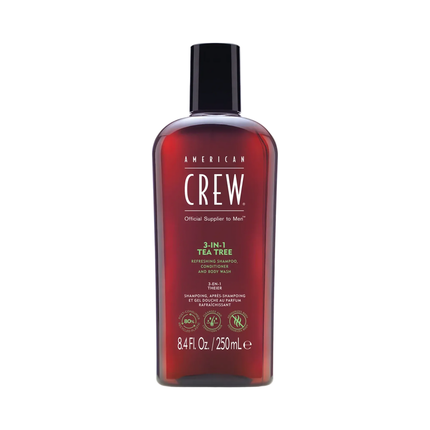 Засіб для догляду за волоссям та тілом 3-в-1 Classic Tea Tree American Crew 250 мл