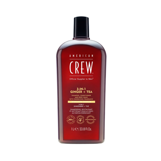 Засіб для догляду за волоссям та тілом 3-в-1 Ginger+Tea American Crew 1000 мл