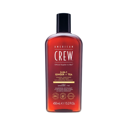 Засіб для догляду за волоссям та тілом 3-в-1 Ginger+Tea American Crew 450 мл