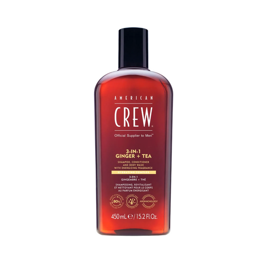 Засіб для догляду за волоссям та тілом 3-в-1 Ginger+Tea American Crew 450 мл