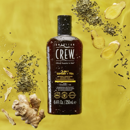 Засіб для догляду за волоссям та тілом 3-в-1 Ginger+Tea American Crew 250 мл