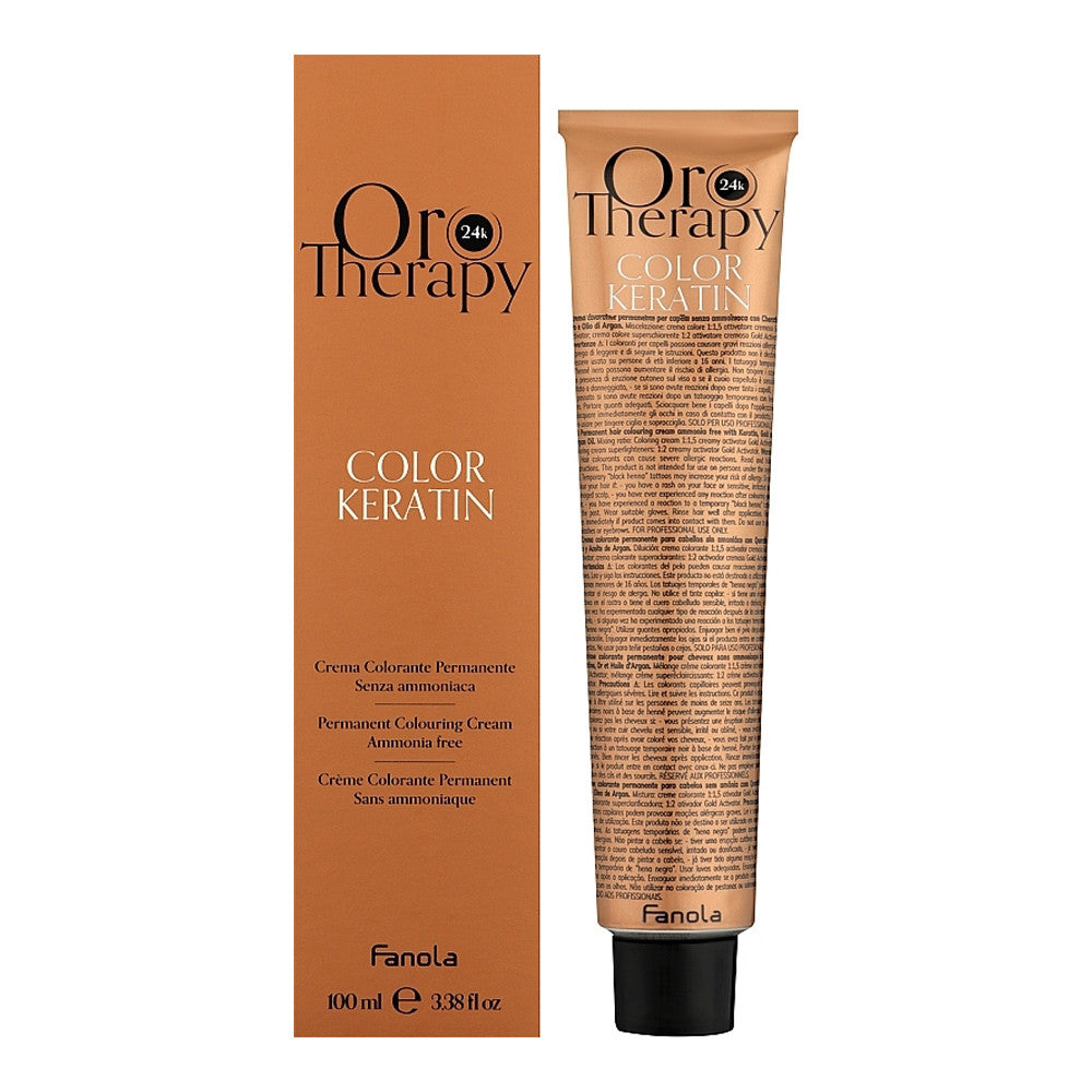 Безаміачна крем-фарба для волосся  Oro Therapy №1/10 Blue Black Fanola 100 мл