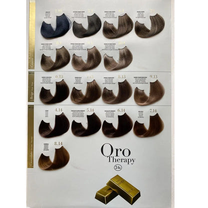 Безаміачна крем-фарба для волосся  Oro Therapy №1/10 Blue Black Fanola 100 мл