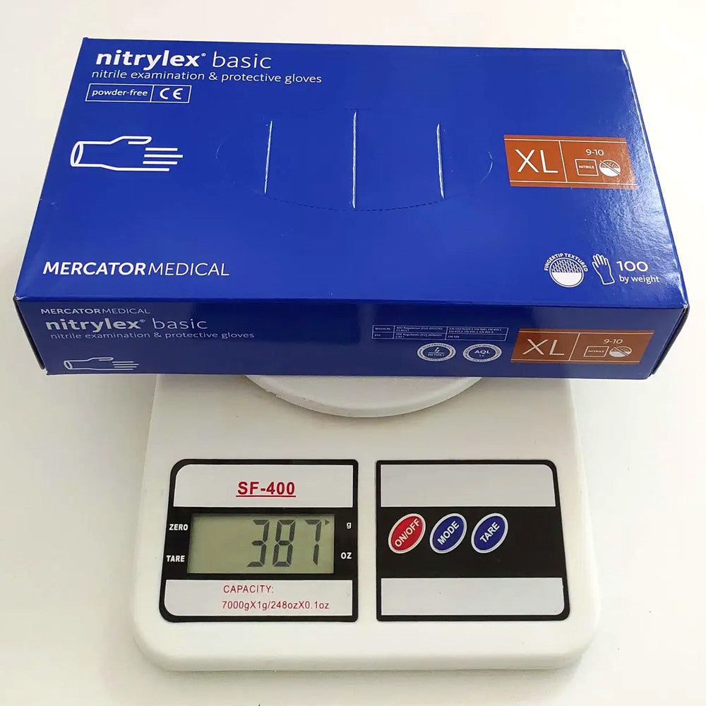 Рукавички нітріловісині  NITRYLEX Basic (3 г) XL 100 шт