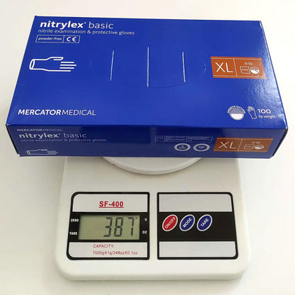 Рукавички нітріловісині  NITRYLEX Basic (3 г) XL 100 шт