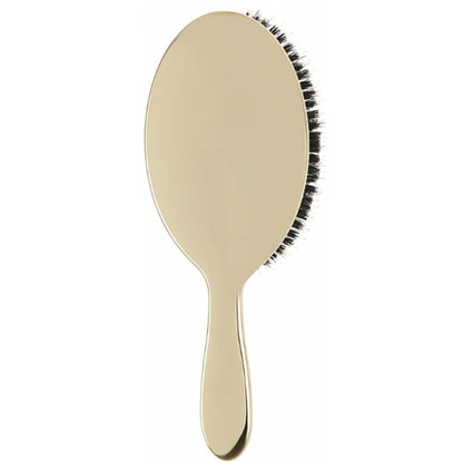 Щітка JANEKE Gold Hairbrush з натуральною щетиною кабана та нейлоном L