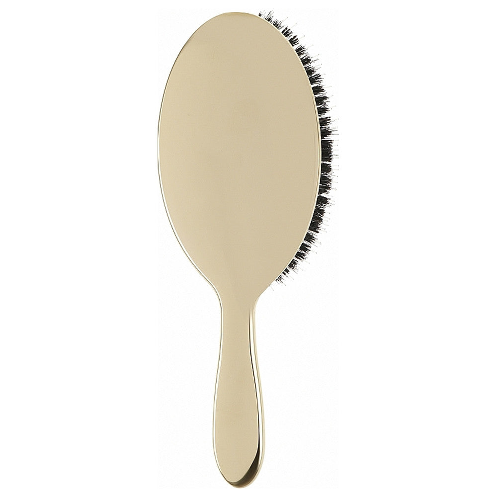 Щітка JANEKE Gold Hairbrush з натуральною щетиною кабана та нейлоном M