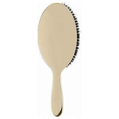 Щітка JANEKE Gold Hairbrush з натуральною щетиною кабана та нейлоном M