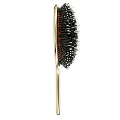 Щітка JANEKE Gold Hairbrush з натуральною щетиною кабана та нейлоном M