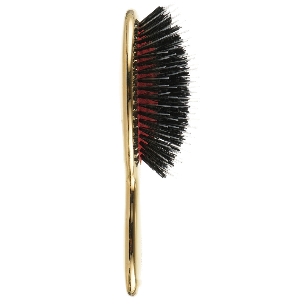Щітка JANEKE Gold Hairbrush з натуральною щетиною кабана та нейлоном AUSP24M
Щітка JANEKE Gold Hairbrush з натуральною