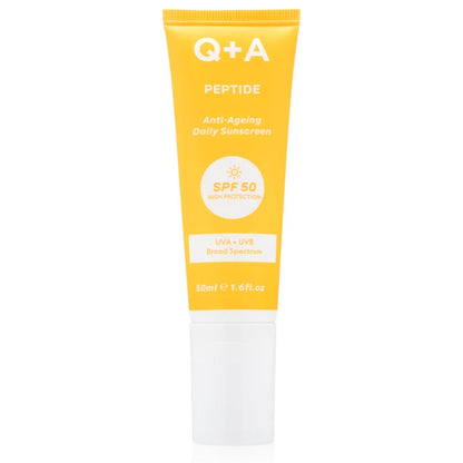 Сонцезахисний антивіковий крем для обличчя SPF 50 Q+A 50 мл