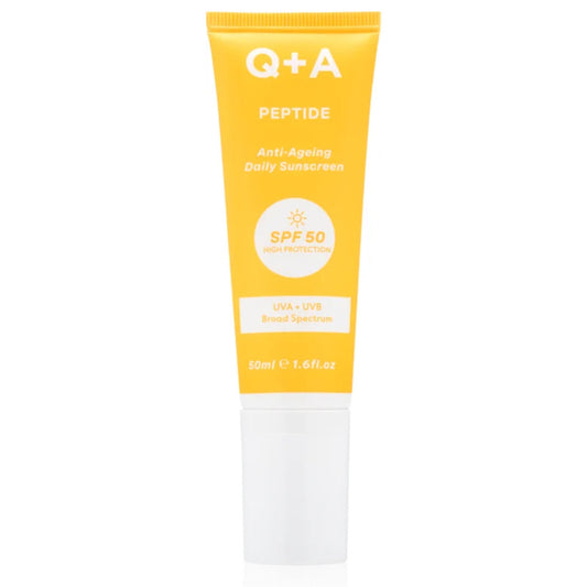 Сонцезахисний антивіковий крем для обличчя SPF 50 Q+A 50 мл