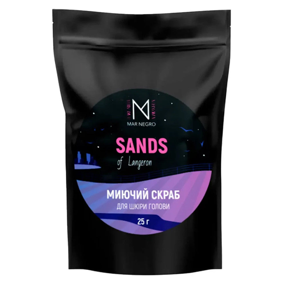 Скраб для шкіри голови миючий Inoar Mar Negro Sand of Langeron, 25 г