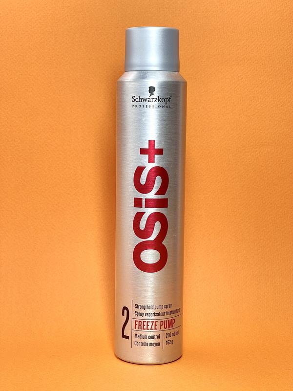 Лак для волосся сильної фіксації Schwarzkopf OSIS+ FREEZE PUMP Hold Spray 200 мл