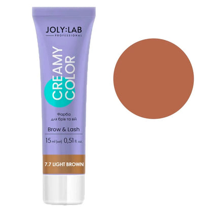 Фарба для брів та вій світло-коричнева Creamy Color Joly:Lab 15 мл
