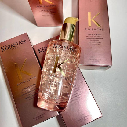 Олія термозахист для фарбованого волосся Elixir Ultime Huile Rose Kerastase 100 мл