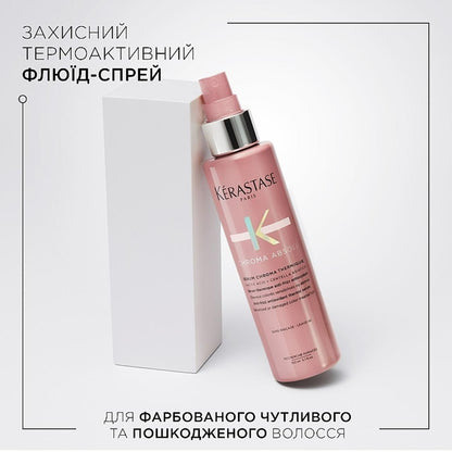 Флюїд-спрей з термозахистом для фарбованого волосся Sérum Chroma Thermique Kerastase 150 мл