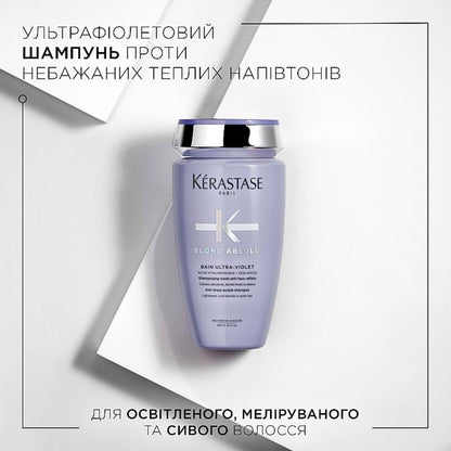 Шампунь-ванна фіолетовий Blond Absolu Bain Ultra-Violet Kerastase 250 мл
