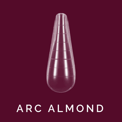 Форми для нарощування нігтів Верхні ARC ALMOND Steffani 120 шт