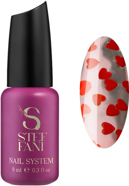 Топ для гель-лаку Top Heart Red STEFFANI 9 мл
