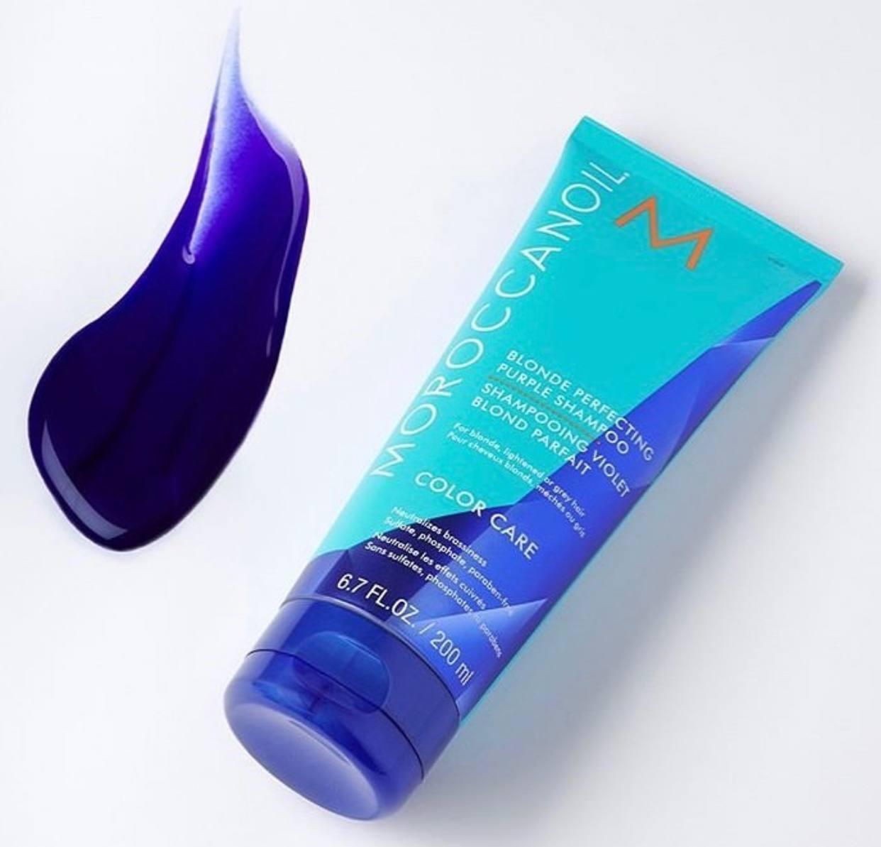 Шампунь фіолетовий Moroccanoil Blonde Perfecting Purple Shampoo 70 мл