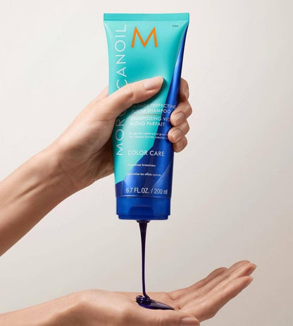 Шампунь фіолетовий Moroccanoil Blonde Perfecting Purple Shampoo 70 мл