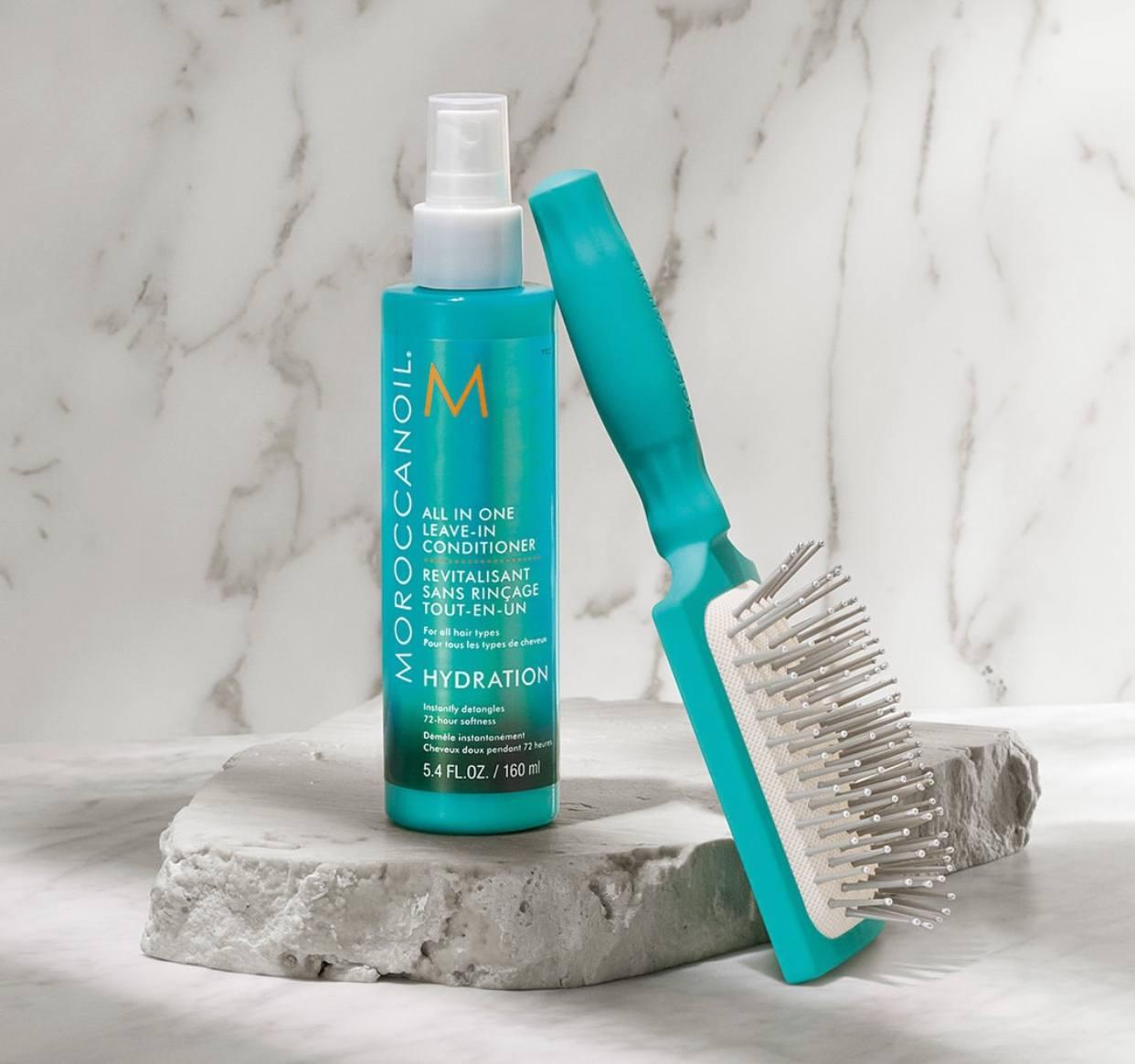 Щітка керамічна Ceramic Ionic Mini Paddle Hair Brush Moroccanoil