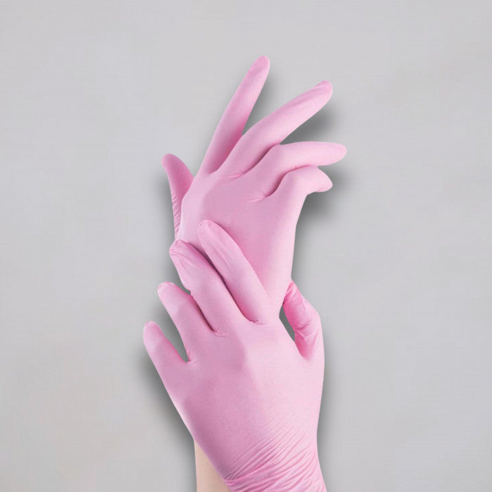 Рукавички нітрілові (рожеві) SafeTouch Extend Pink MEDICOM 3,8 г 100шт XS