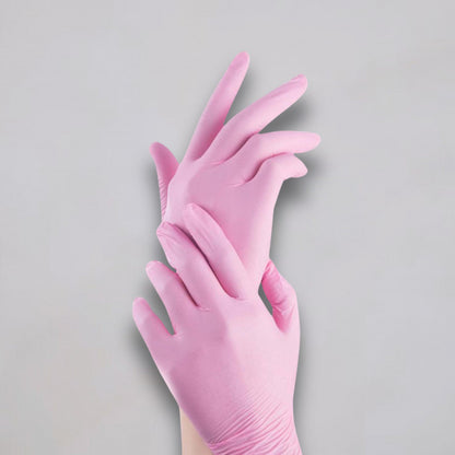Рукавички нітрілові (рожеві) SafeTouch Extend Pink MEDICOM 3,8 г 100шт XS