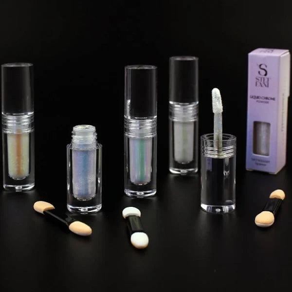 Втирка рідка Liquid chrome powder №02 Steffani 2 г