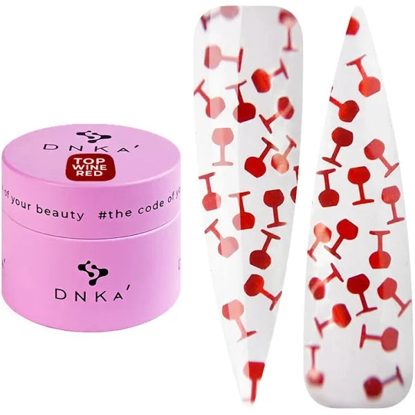 Топ для гель-лаку DNKa Top Wine Red 15 мл
