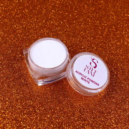 Акрилова пудра Acryl powder white №02 Steffani 10 г