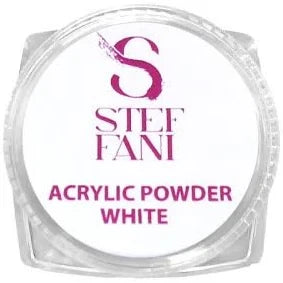 Акрилова пудра Acryl powder white №02 Steffani 10 г