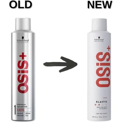 Schwarzkopf Лак для волосся середньої фіксації OSIS+ ELASTIC Hold Spray 300 мл