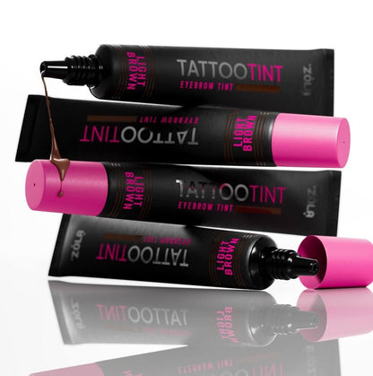 Фарба для брів і вій TATTOO TINT Black ZOLA 15 мл