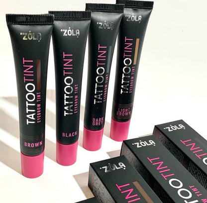 Фарба для брів і вій TATTOO TINT Brown ZOLA 15 мл
