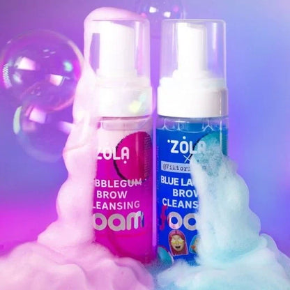 Піна для брів очищаюча блакитна BLUE LAGOON BROW CLEANSING Viktorina Vika ZOLA 150 мл
