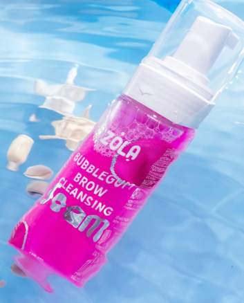 Піна для брів очищаюча рожева Pink Bubblegum BROW CLEANSING ZOLA 150 мл