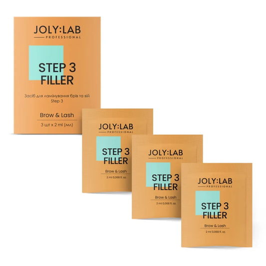 Набір засобів для ламінування брів та вій Step 3 Joly:Lab 3 шт. х 2 мл