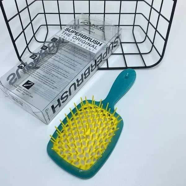 Щітка Janeke Superbrush 86SP226TSE бірюза (жовта серединка)